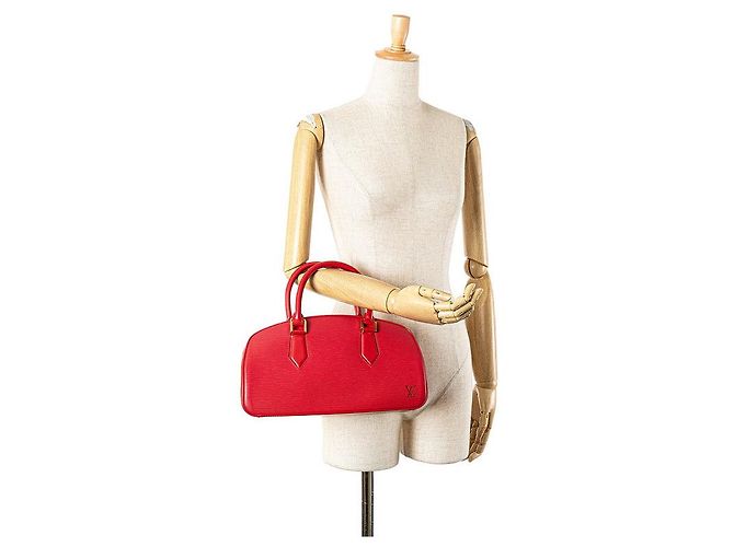 Borsa a mano Jasmin in pelle Epi Louis Vuitton Rosso - vista 10
