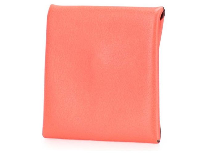 Monedero de cabra Bastia de Hermès Rosa - vista 2