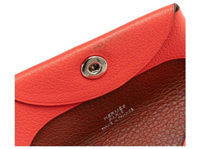 Monedero de cabra Bastia de Hermès Rosa - vista 7