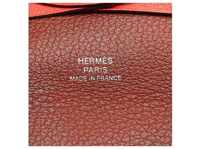 Monedero de cabra Bastia de Hermès Rosa - vista 9