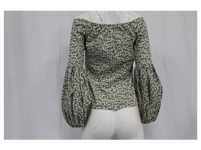 Autre Marque Blusa Gisele off shoulder en algodón estampado floral de Caroline Constas - vista 10