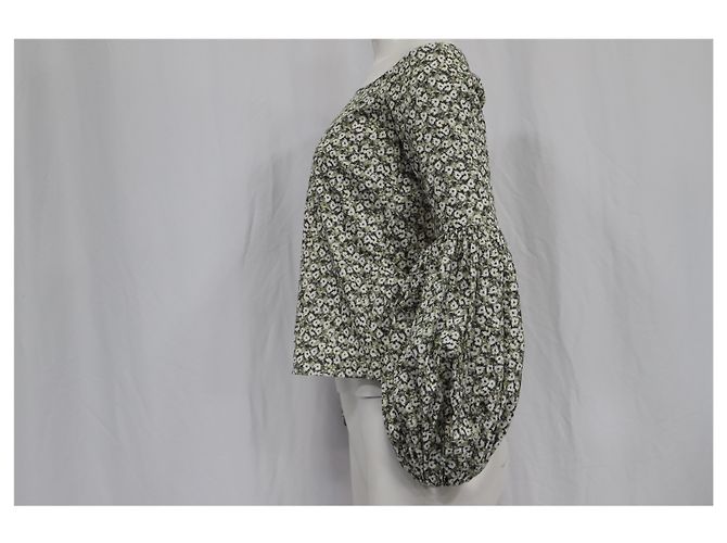 Autre Marque Blusa Gisele off shoulder en algodón estampado floral de Caroline Constas - vista 9
