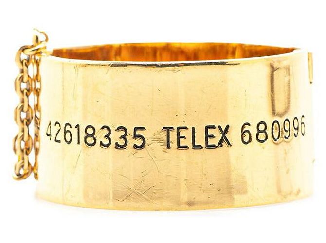 Bracciale Coco Mark Chanel 31 RUE CAMBON PARIS D'oro Metallico - vista 3