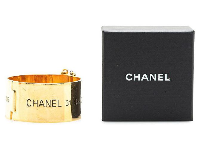 Bracciale Coco Mark Chanel 31 RUE CAMBON PARIS D'oro Metallico - vista 5
