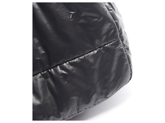 Borsa Boston Coco Cocoon in nylon di Chanel Nero - vista 2