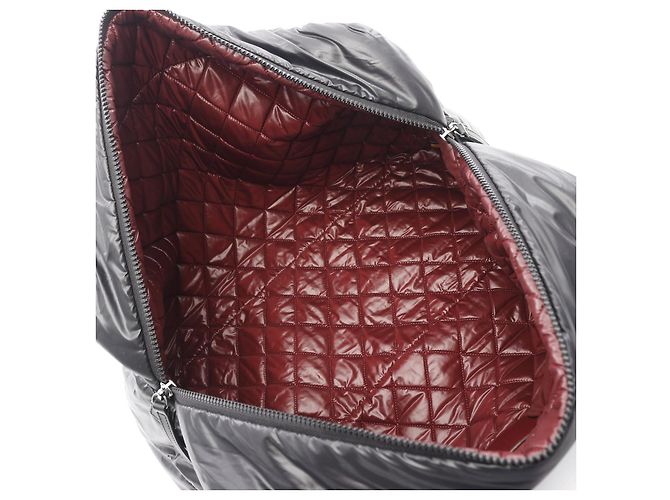 Borsa Boston Coco Cocoon in nylon di Chanel Nero - vista 5