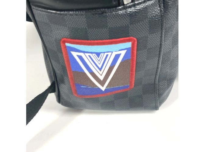 Zaino Damier Graphite Louis Vuitton Nero - vista 12