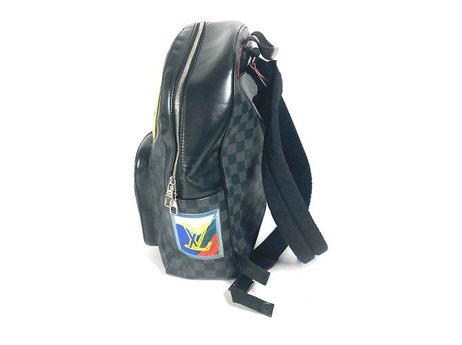 Zaino Damier Graphite Louis Vuitton Nero - vista 3