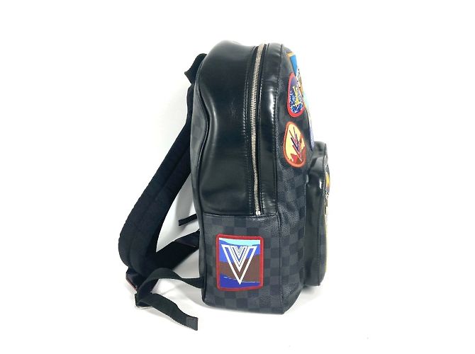 Zaino Damier Graphite Louis Vuitton Nero - vista 4
