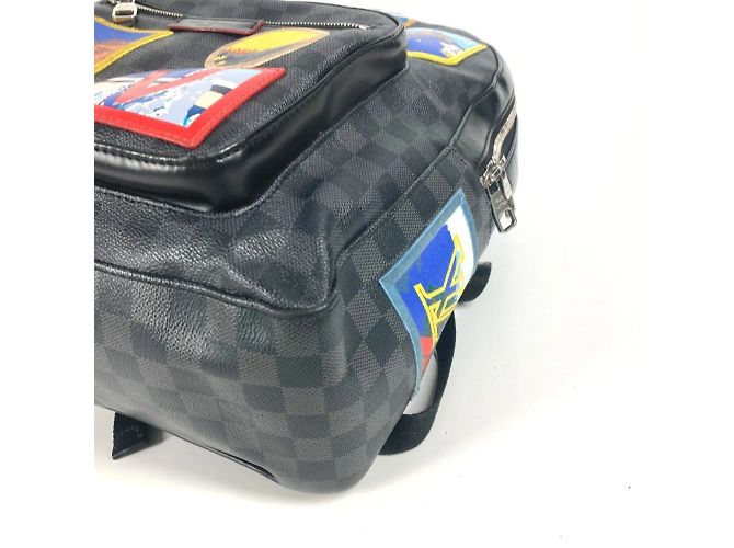Zaino Damier Graphite Louis Vuitton Nero - vista 6