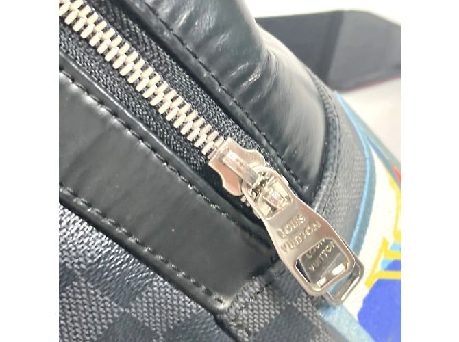 Zaino Damier Graphite Louis Vuitton Nero - vista 9