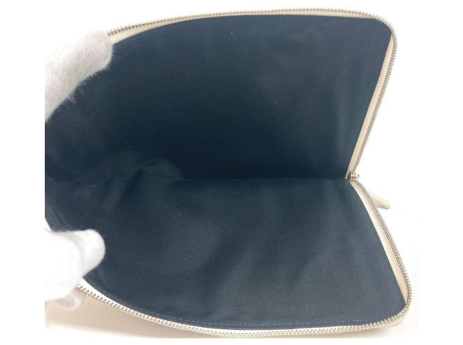 Bulgari Borsa con doppia cerniera e logo Fragment Bvlgari Nero Bianco - vista 12