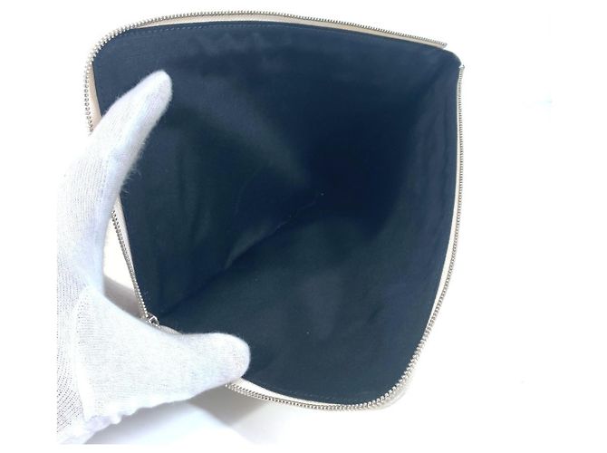 Bulgari Borsa con doppia cerniera e logo Fragment Bvlgari Nero Bianco - vista 14