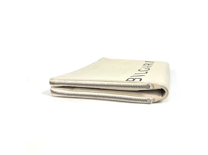 Bulgari Borsa con doppia cerniera e logo Fragment Bvlgari Nero Bianco - vista 4