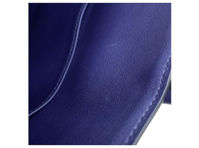 Hermès Borsa Tote Hermes Birkin 30 in blu Traceage - vista 6