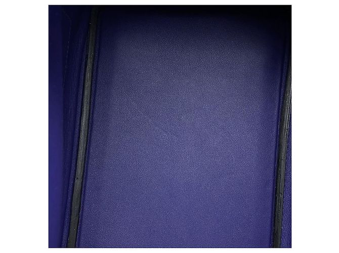 Hermès Borsa Tote Hermes Birkin 30 in blu Traceage - vista 8