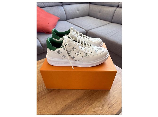 Louis Vuitton Sneaker - Monogram Blanc/Vert - Taille 45 - vue 2