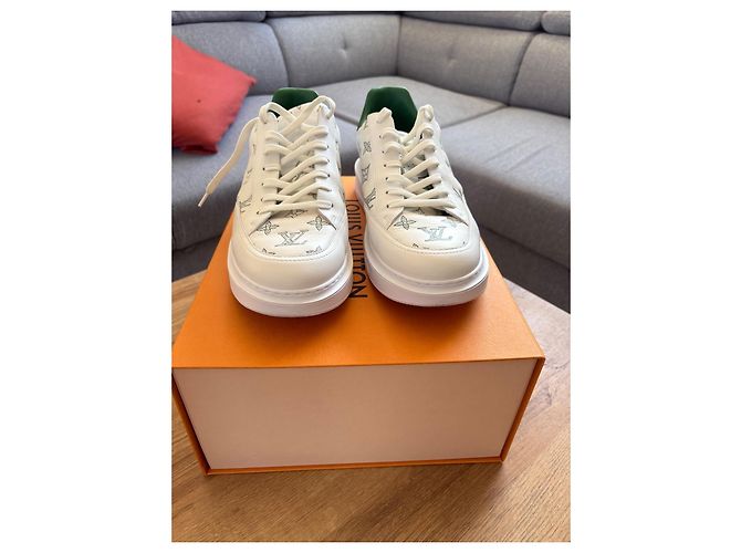 Louis Vuitton Sneaker - Monogram Blanc/Vert - Taille 45 - vue 3