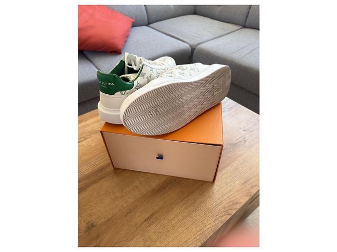 Louis Vuitton Sneaker - Monogram Blanc/Vert - Taille 45 - vue 5