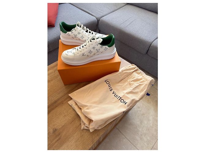 Louis Vuitton Sneaker - Monogram Blanc/Vert - Taille 45 - vue 6