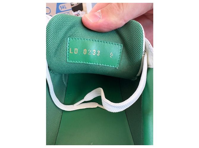 Louis Vuitton Sneaker - Monogram Blanc/Vert - Taille 45 - vue 7