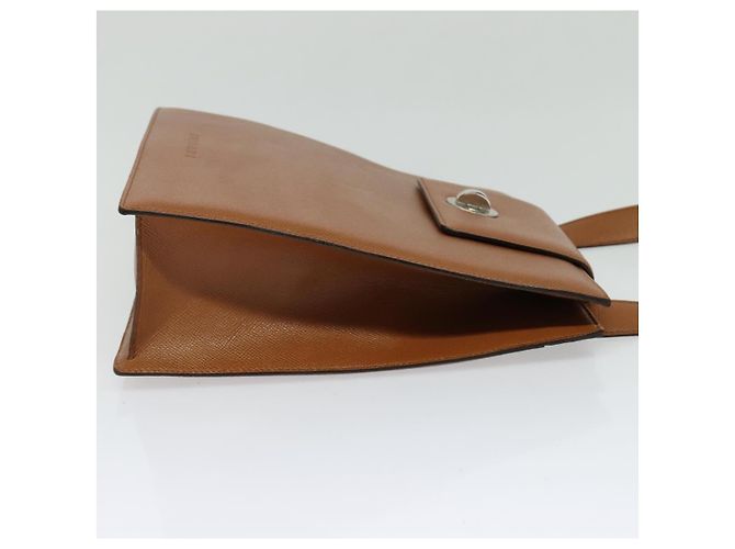 Bulgari Borsa a spalla BVLGARI in pelle marrone argento autentica bs26717 - vista 4