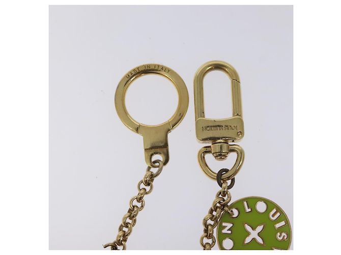 LOUIS VUITTON Llave Cadena Looping Charm Oro M66474 LV Auth 130526 Multicolor Dorado - vista 5