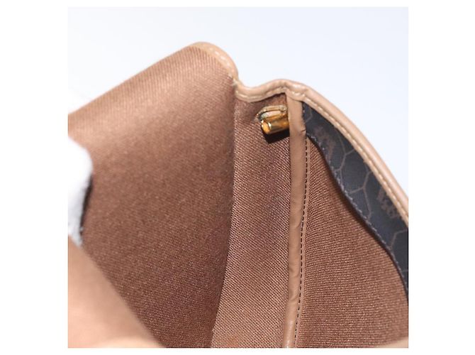 Borsa a spalla in tela a nido d'ape Christian Dior PVC nera e oro Auth 131125 Nero D'oro - vista 18