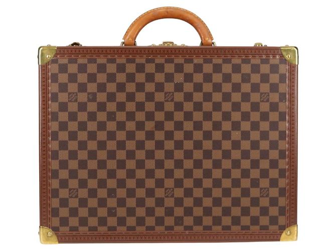 LOUIS VUITTON Damier Ebene Cotoville 45 Trunk N21341 LV Auth 128144V - vista 2