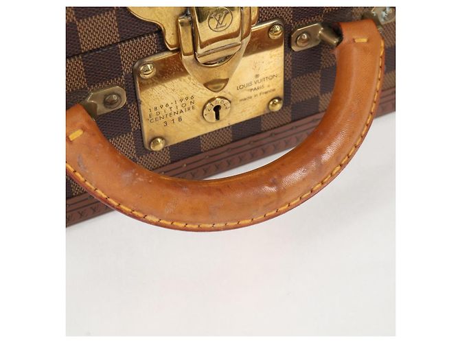 LOUIS VUITTON Damier Ebene Cotoville 45 Trunk N21341 LV Auth 128144V - vista 9