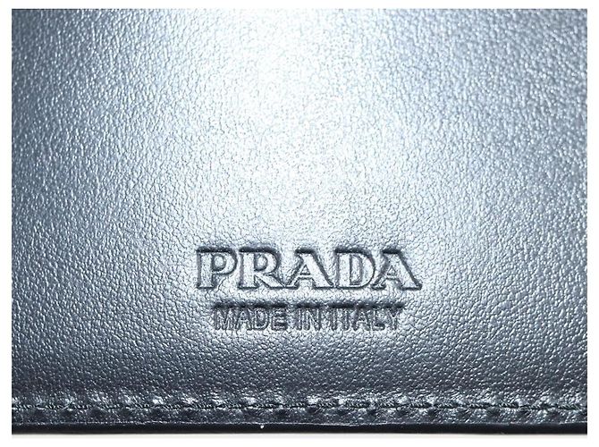 PRADA Geldbörse Lackleder Silber Auth 127893M - Ansicht 18