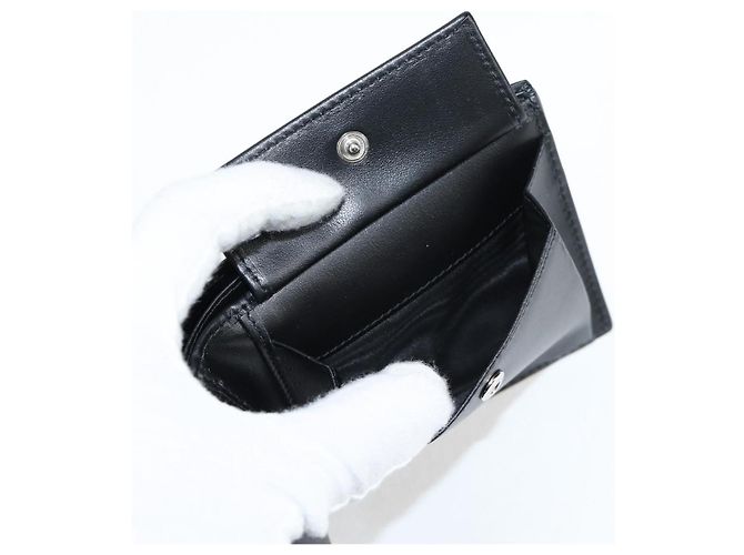 PRADA Geldbörse Lackleder Silber Auth 127893M - Ansicht 9