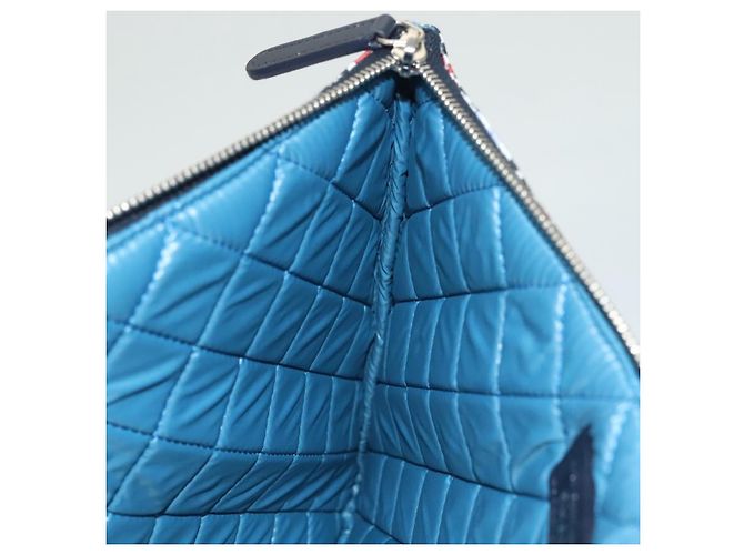 CHANEL Matelassé COCO Markentasche Nylon Mehrfarbig CC Auth 129976V Mehrfarben - Ansicht 17