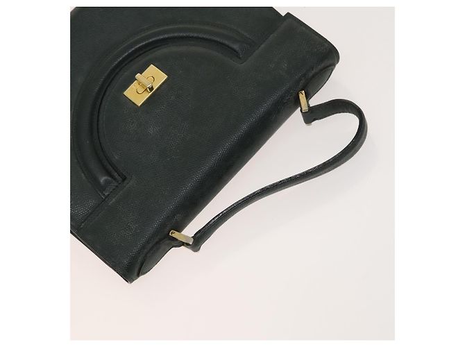 BALLY Borsa trapuntata in pelle 3 pezzi Verde Nero Marrone Auth BA3270 - vista 12