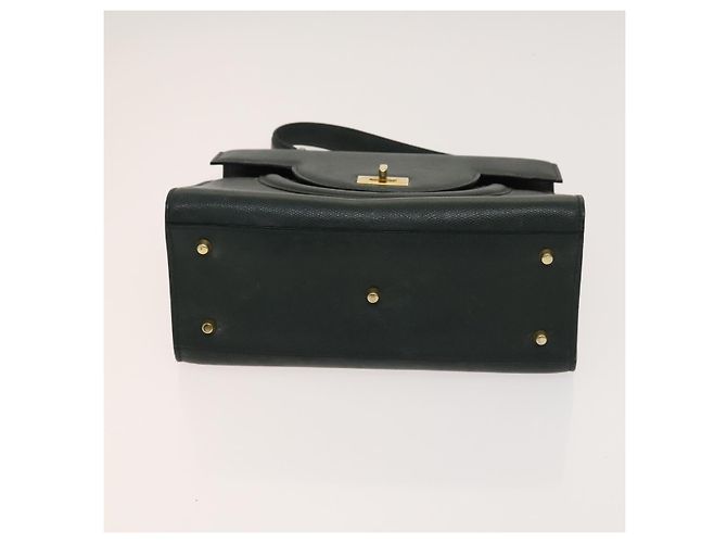 BALLY Borsa trapuntata in pelle 3 pezzi Verde Nero Marrone Auth BA3270 - vista 13
