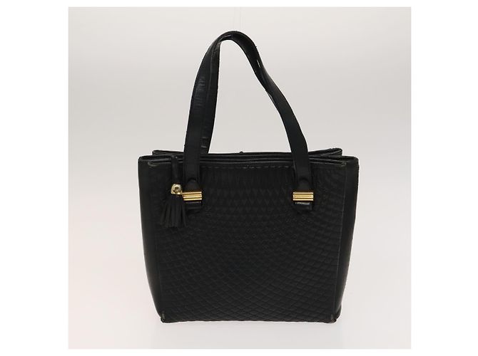 BALLY Borsa trapuntata in pelle 3 pezzi Verde Nero Marrone Auth BA3270 - vista 2