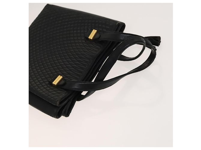 BALLY Borsa trapuntata in pelle 3 pezzi Verde Nero Marrone Auth BA3270 - vista 5