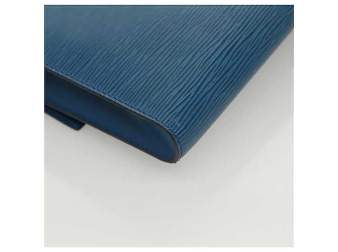 LOUIS VUITTON Epi Pochette Arche Bolsa de Ombro Azul M52575 LV Auth BA3634 - vista 16
