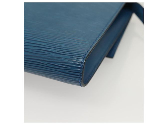 LOUIS VUITTON Epi Pochette Arche Bolsa de Ombro Azul M52575 LV Auth BA3634 - vista 17