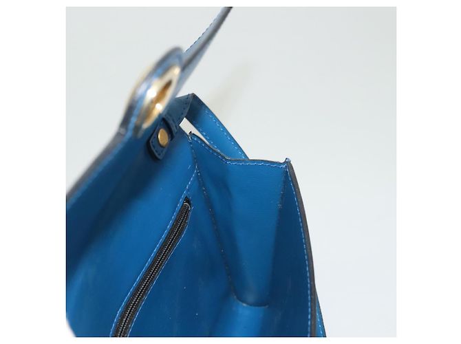 LOUIS VUITTON Epi Pochette Arche Bolsa de Ombro Azul M52575 LV Auth BA3634 - vista 20