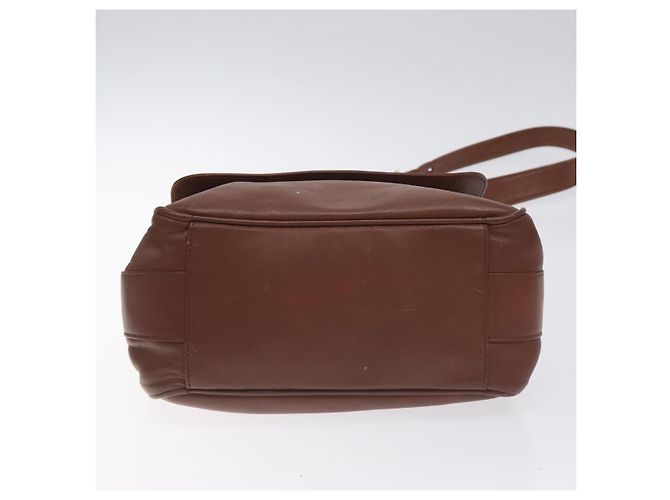 Borsa a Spalla Gucci Bamboo in Pelle Marrone Oro 001 14 1571 Auth fm4767 D'oro - vista 5