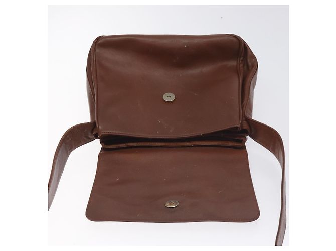 Borsa a Spalla Gucci Bamboo in Pelle Marrone Oro 001 14 1571 Auth fm4767 D'oro - vista 9