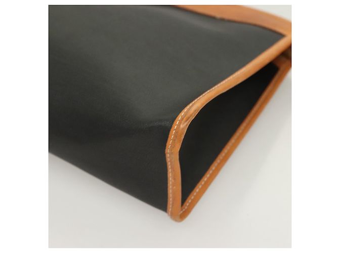 Borsa a mano Christian Dior in PVC nero e oro Auth ti3240 D'oro - vista 14
