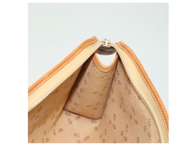 Borsa a mano Christian Dior in PVC nero e oro Auth ti3240 D'oro - vista 17