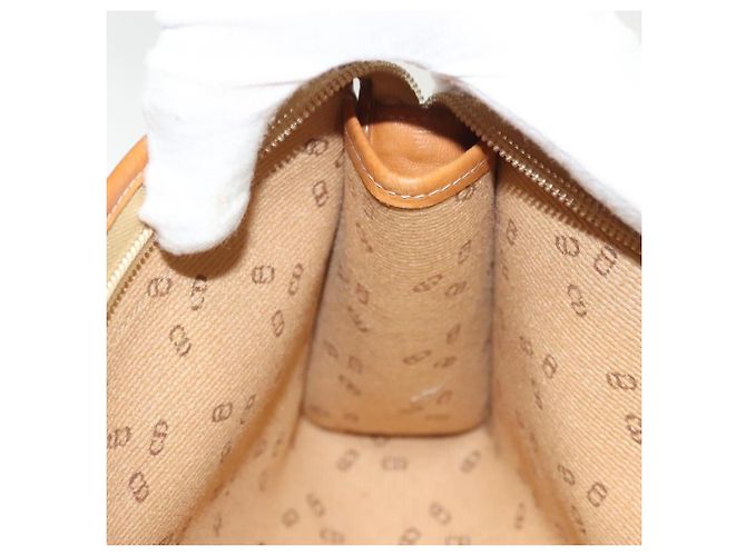 Borsa a mano Christian Dior in PVC nero e oro Auth ti3240 D'oro - vista 18