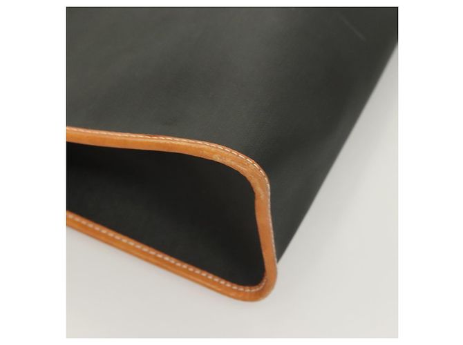 Borsa a mano Christian Dior in PVC nero e oro Auth ti3240 D'oro - vista 8
