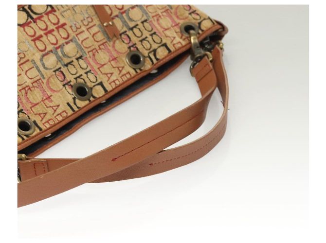Borsa Tote Burberry Blue Label Pile Beige Auth ti3259 - vista 7