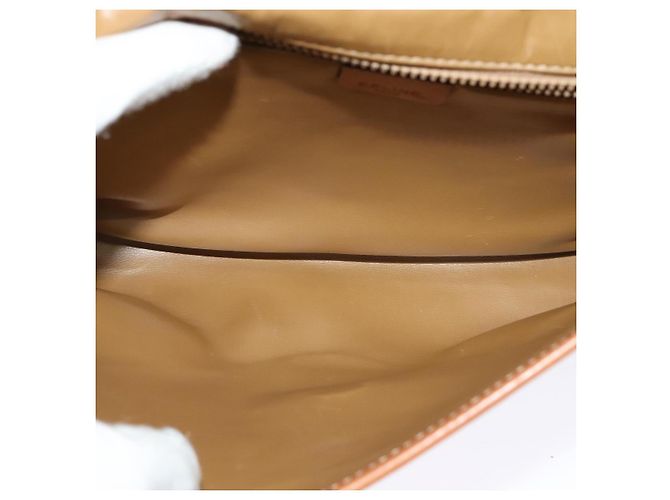 Céline Borsa a spalla in tela Macadam CELINE beige Auth BA3577 - vista 10