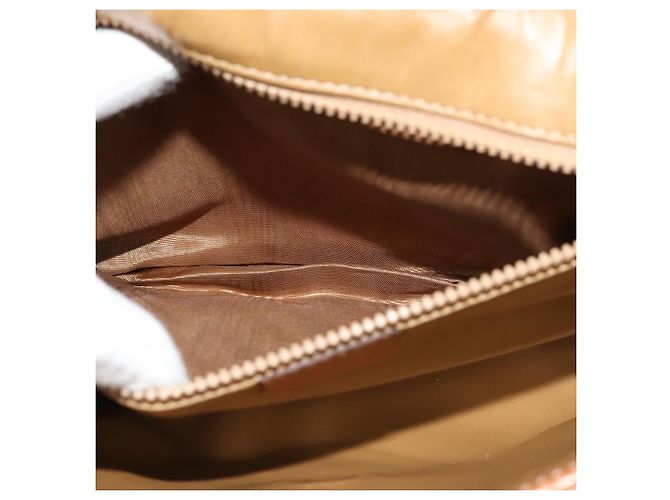 Céline Borsa a spalla in tela Macadam CELINE beige Auth BA3577 - vista 11