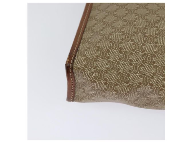 Céline Borsa a spalla in tela Macadam CELINE beige Auth BA3577 - vista 16